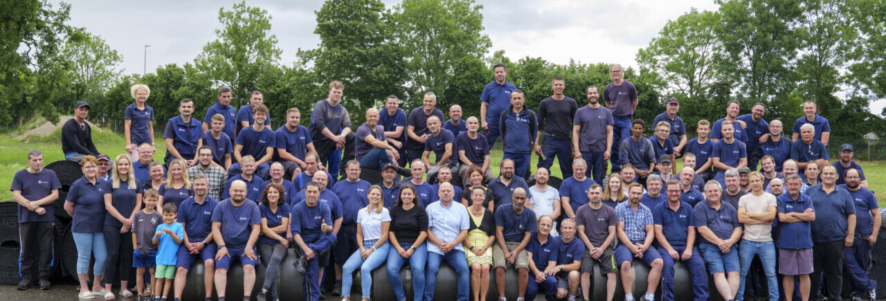 Gruppenfoto Team Huber Technik