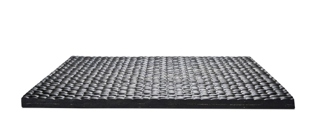 Komfortbelag N25 Oberseite. Hammerschlagprofil ist sichtbar.